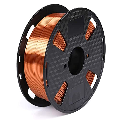 Silk Copper PLA Filament 1.75mm 1KG - Metallic Shine