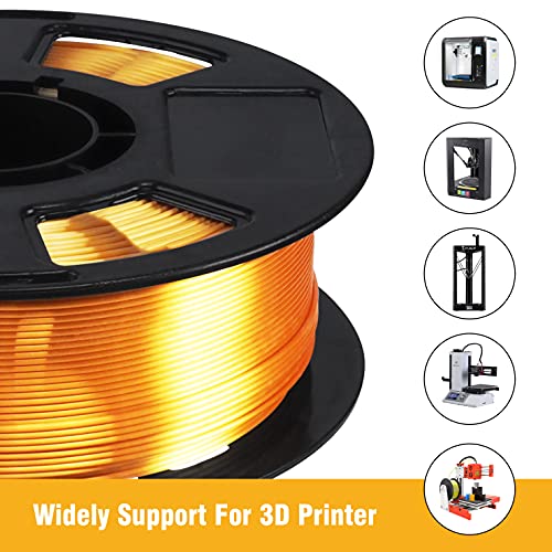 Silk Metallic Gold PLA Filament 1kg for 3D Printing
