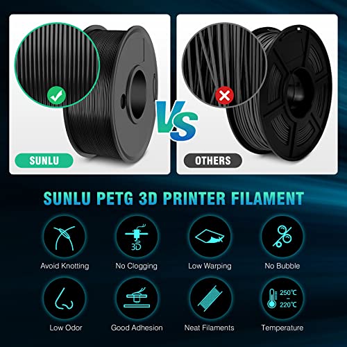 SUNLU PETG Filament Bundle - 1.75mm, 8 Colors