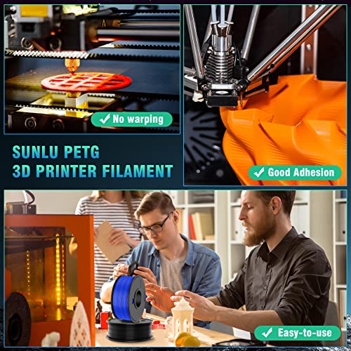 SUNLU PETG Filament Bundle - 1.75mm, 8 Colors