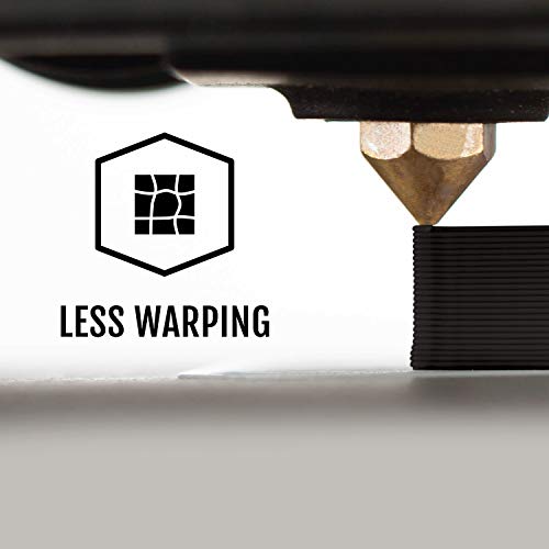HATCHBOX PETG 3D Printer Filament, Dimensional Accuracy +/- 0.03 mm, 1 kg Spool, 1.75 mm, Black
