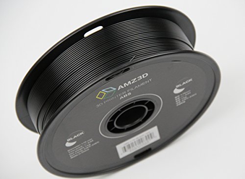 Black ABS 3D Printer Filament, 1kg Spool