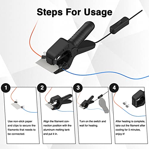 Easy 3D Filament Welder Connector for All Material