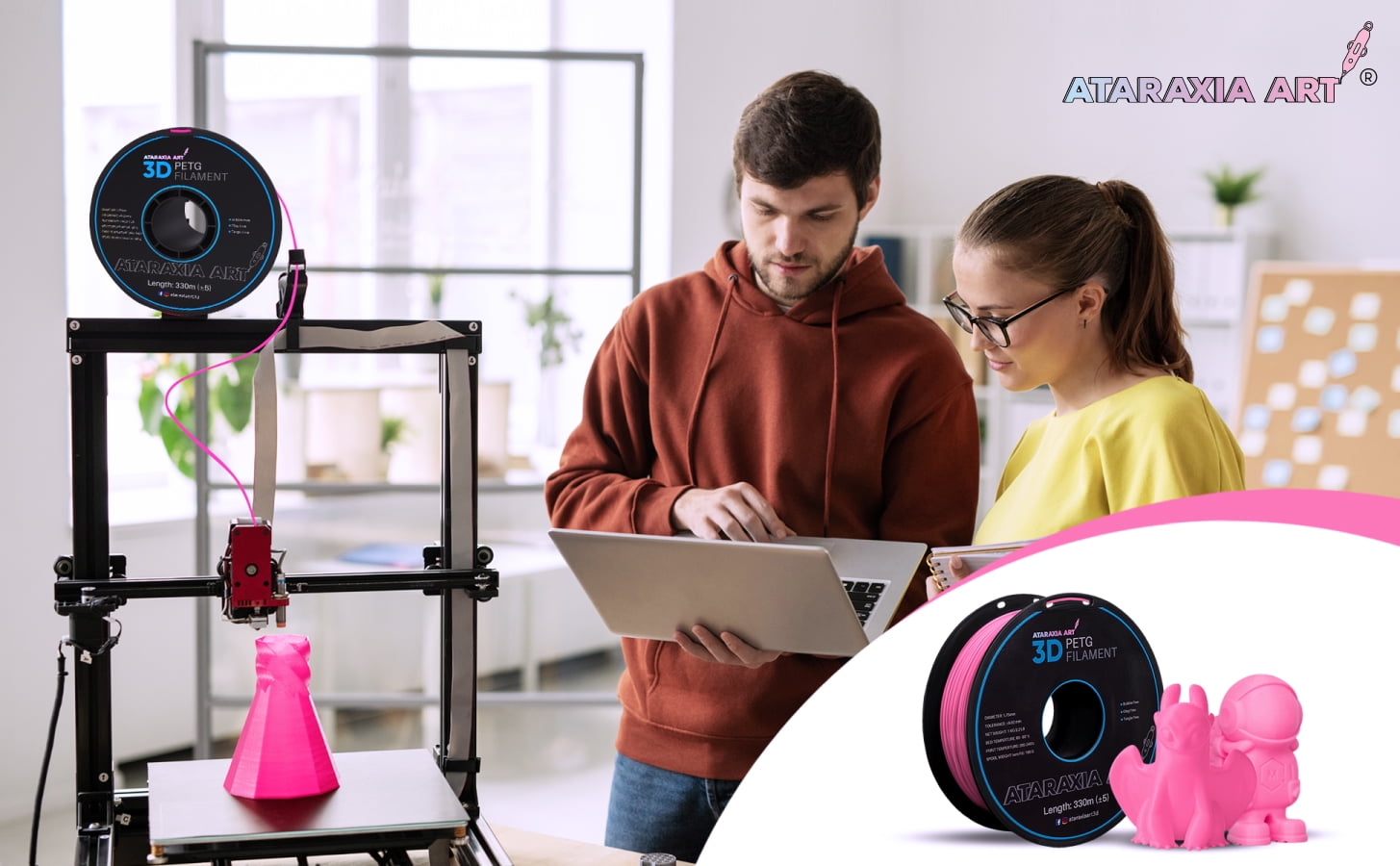 Ataraxia Art PETG Filament 1.75mm - Black