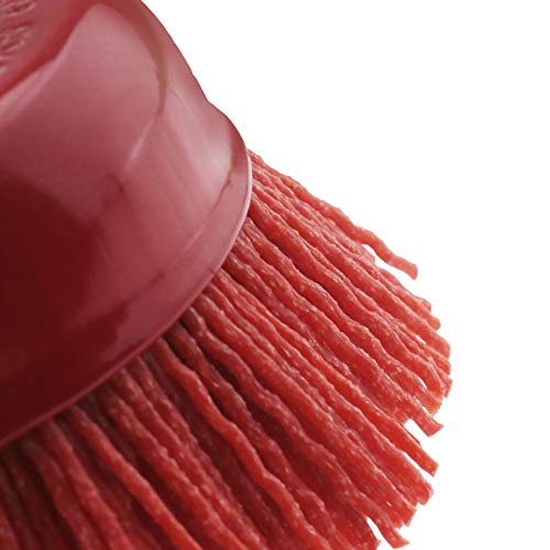 75mm Nylon Filament Wire Cup Brush - 2 Pack