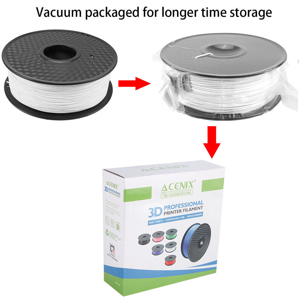 ACENIX® White Nylon Filament for 3D Printers