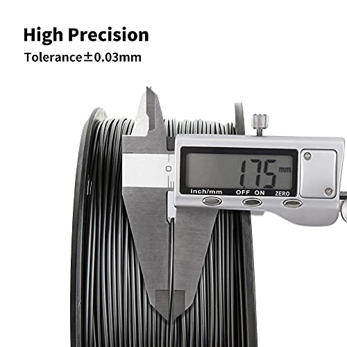 TINMORRY Black ABS Filament for 3D Printing