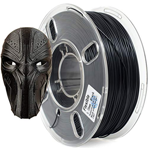 Black TPU 3D Printer Filament 1kg Spool