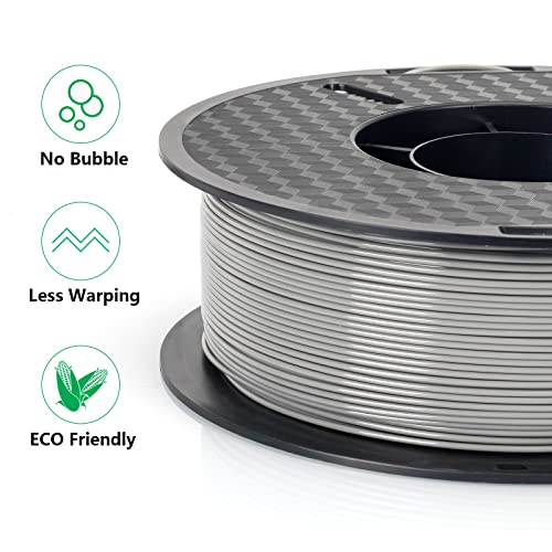 Kingroon Gray PETG 3D Printer Filament, 1kg Spool