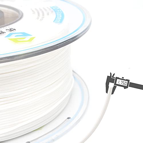 Flexible white TPU filament for 3D printers
