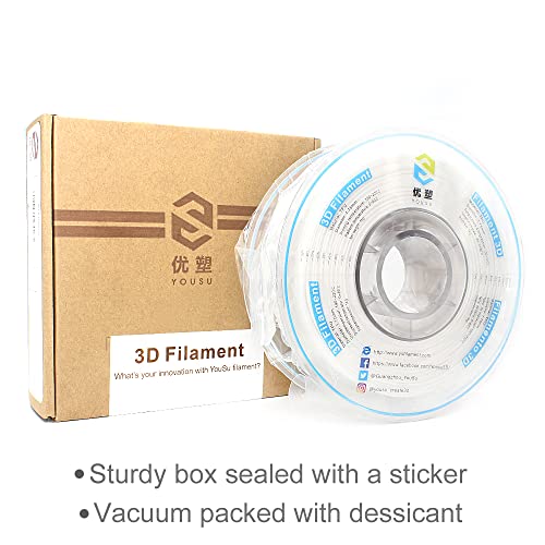 Flexible white TPU filament for 3D printers