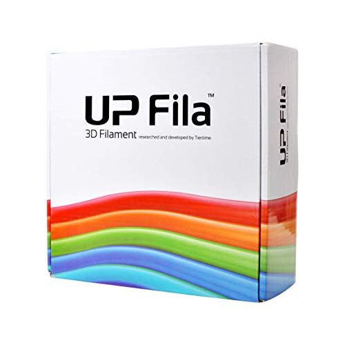 UP Fila Premium ABS 3D Printer Filament, Low Odor, Consistent 1.75mm Diameter,1KG (500g×2 Spools), White