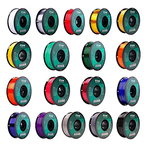 eSUN 1.75mm PETG Filament - Solid Black 1KG