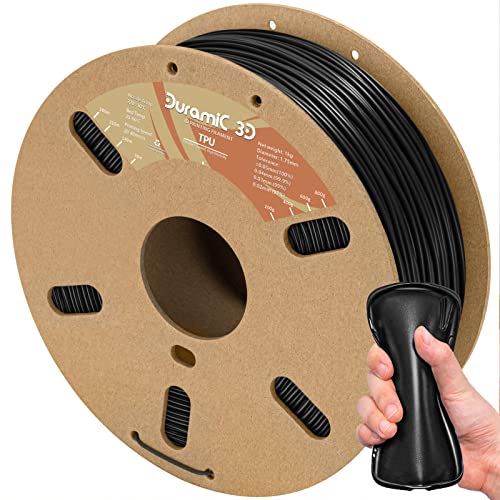 Black 3D TPU Flex Filament 1.75mm - 1kg