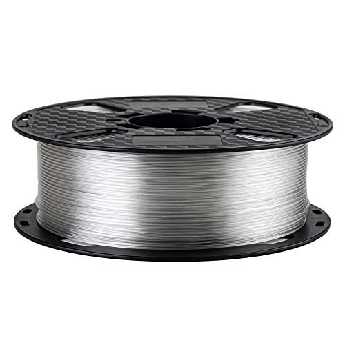 HZST3D PETG Filament: Transparent 1.75mm 1KG Printing