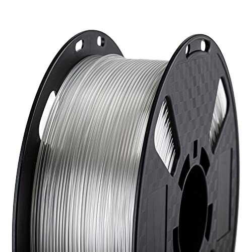HZST3D PETG Filament: Transparent 1.75mm 1KG Printing