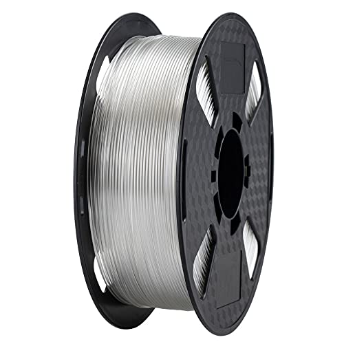 HZST3D PETG Filament: Transparent 1.75mm 1KG Printing
