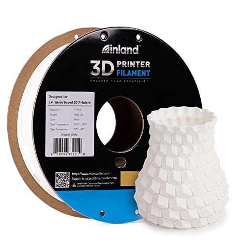 1kg Spool Inland White TPU Filament (1.75mm)