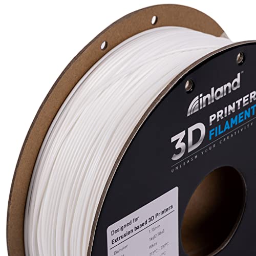 1kg Spool Inland White TPU Filament (1.75mm)