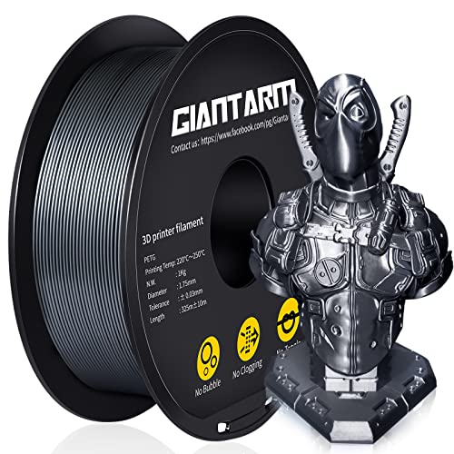 GIANTARM Silver PETG 3D Printer Filament - 1kg