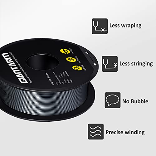GIANTARM Silver PETG 3D Printer Filament - 1kg