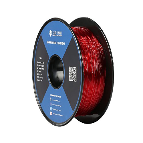 SainSmart Red Flexible TPU Filament - 1.75mm