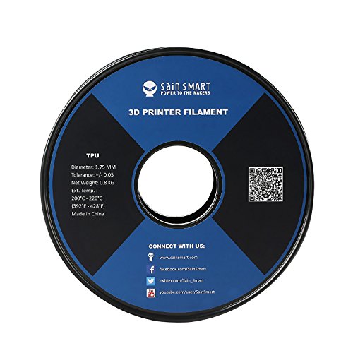 SainSmart Red Flexible TPU Filament - 1.75mm