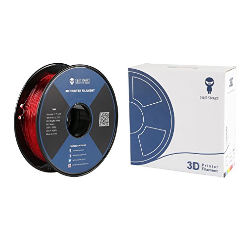 SainSmart Red Flexible TPU Filament - 1.75mm