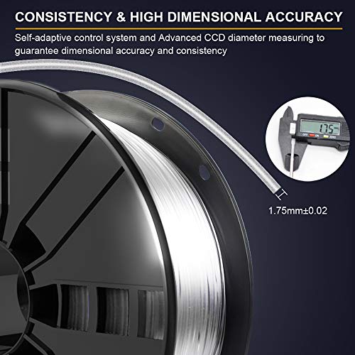 Novamaker PETG 3D Printer Filament - Transparent 1kg