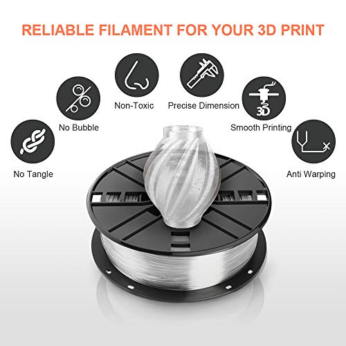 Novamaker PETG 3D Printer Filament - Transparent 1kg