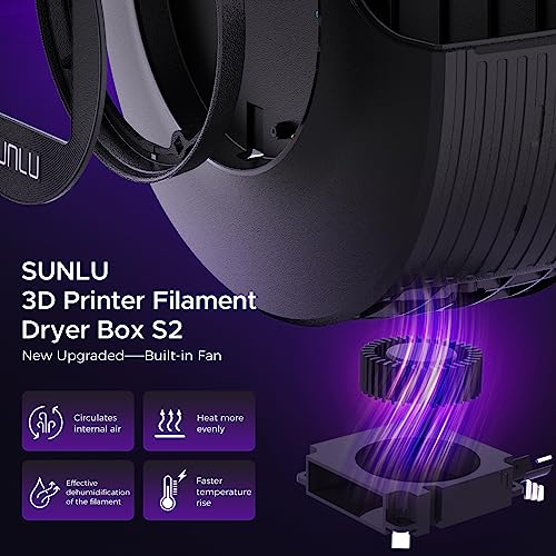 SUNLU 3D filament dryer and storage box