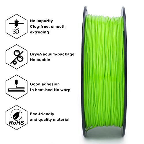 Flexible TPU Filament 1.75mm - Green