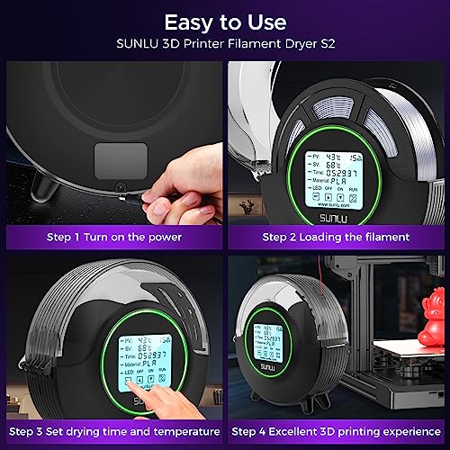 SUNLU 3D filament dryer and storage box