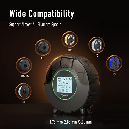 TECBEARS FilaDryer: 360° Heating for 3D Printing Filament