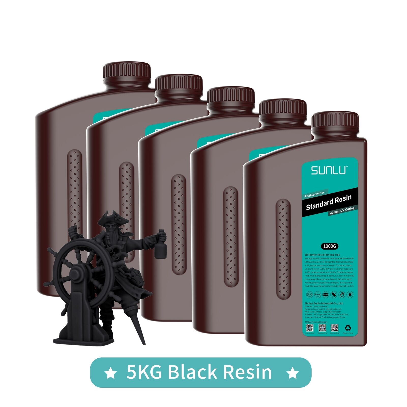 SUNLU 5KG UV Resin with Multiple Options