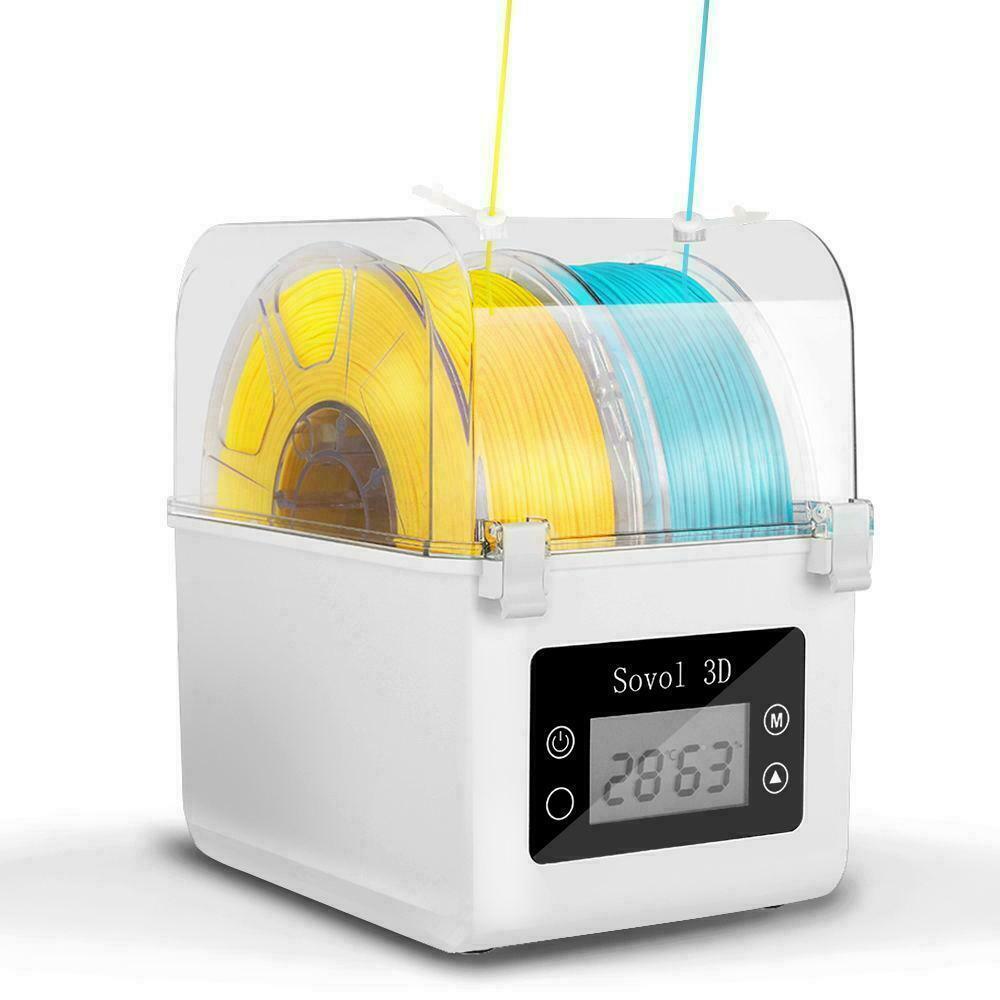 Sovol 3D Printer Dryer Box Filament 2 Rolls Keep Drying PLA/ABS/PETG/TPU US