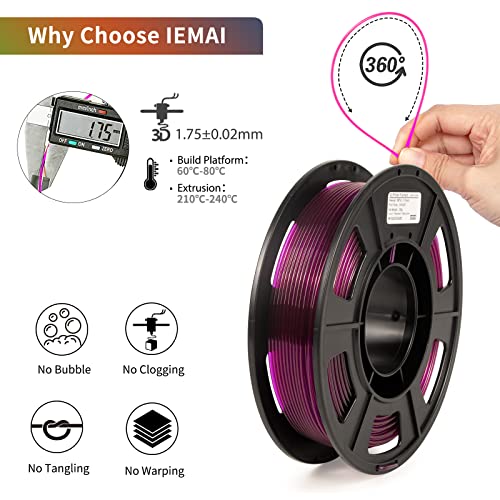 IEMAI 3D PETG Filament 1.75mm, 4 Colors