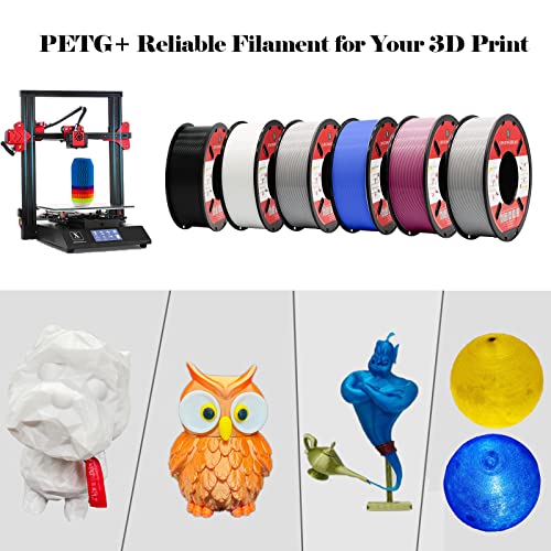 PETG+ 1.75mm 3D Printer Filament White