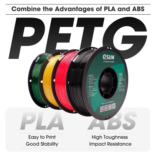 eSUN PETG Filament 1.75mm - Solid Black 1KG