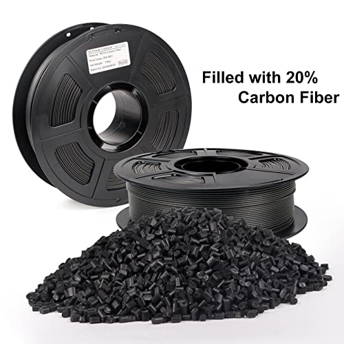 Carbon Fiber PETG Filament - Matte Black
