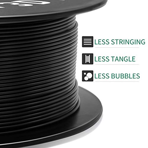 Black PETG 3D Printer Filament - 1kg Spool