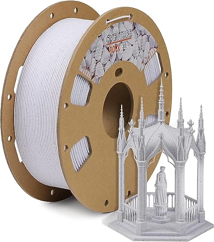 Rock White 3D Printer Filament 1.75mm