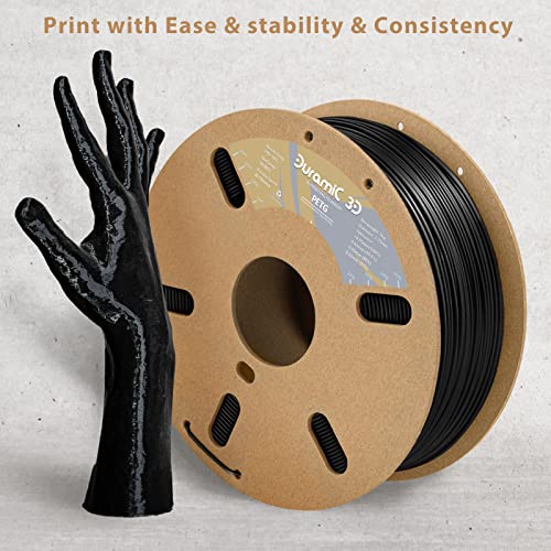 DURAMIC PETG 3D Filament - 1.75mm Black 1kg