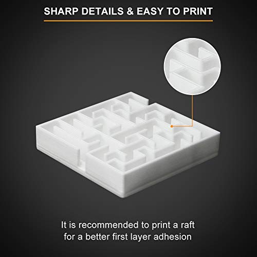 Matte White 3D Printer Filament 1.75mm, 1kg