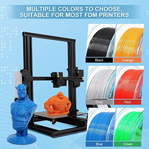 Black PLA Filament for 3D Printer & Pen