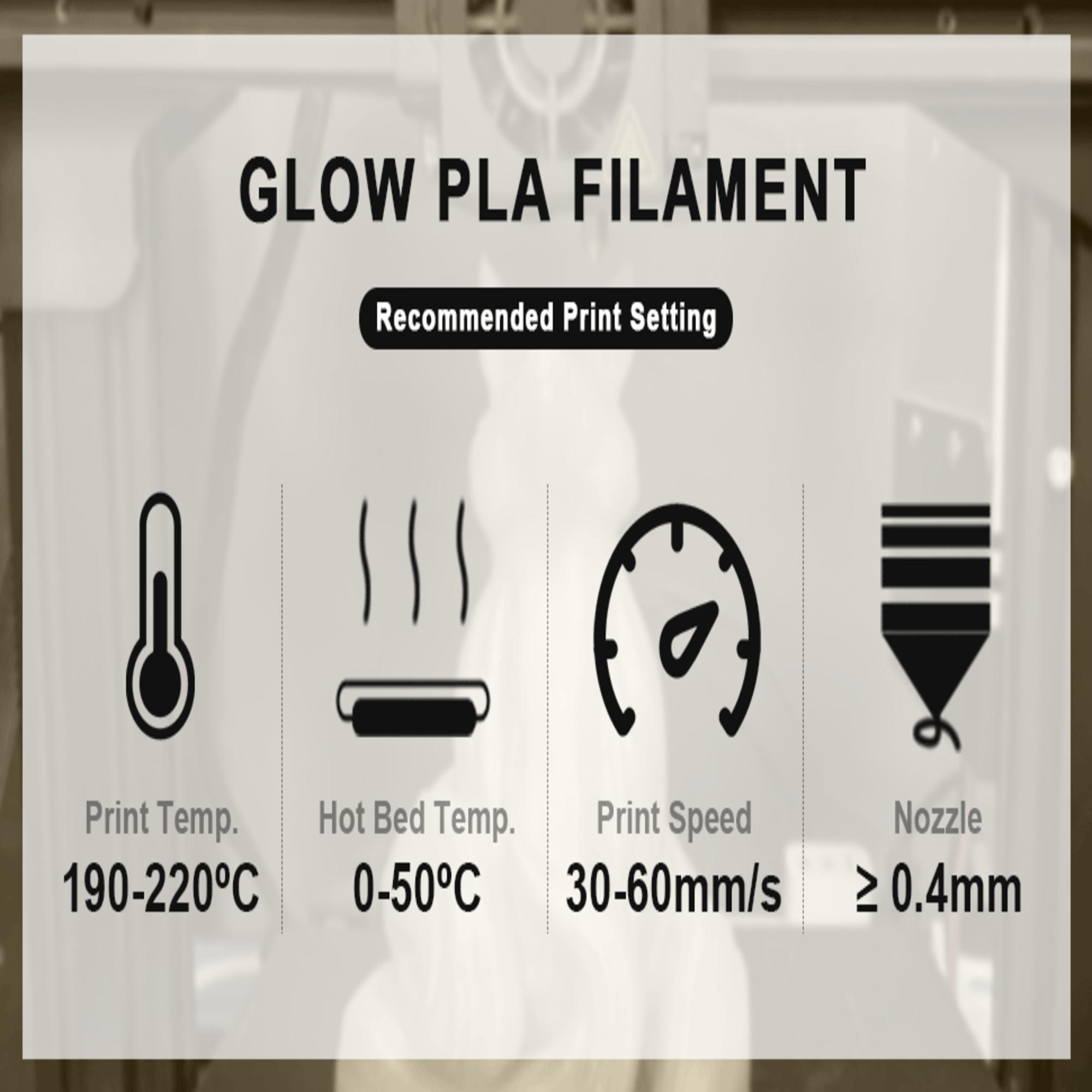 Color-changing Glow in the Dark Filament