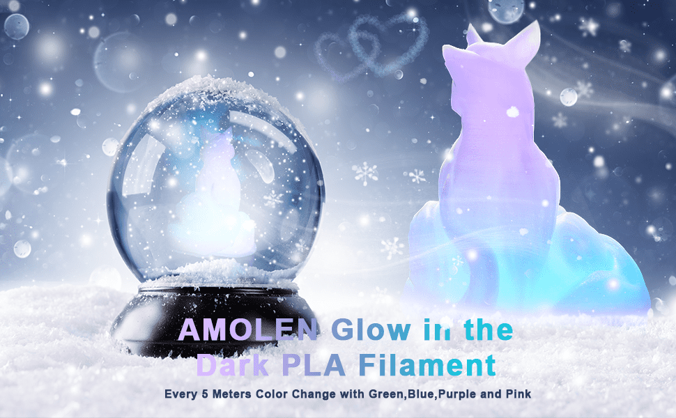 Color-changing Glow in the Dark Filament