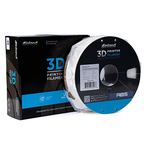 White ABS 3D Printer Filament - 1kg Spool