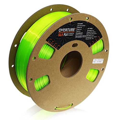 Silk Neon Green 3D Printer Filament