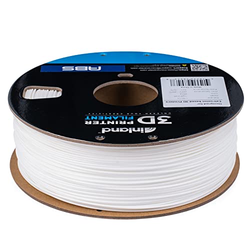 White ABS 3D Printer Filament - 1kg Spool